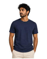 Suvin Gold Cotton T-Shirt Round Neck t shirt for men