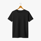100% Supima cotton essential luxe T-shirt for women in black by noobrand