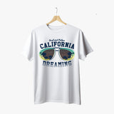 California Dreaming - PolyCotton Round Neck Men Graphic T-Shirt