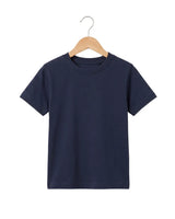 Navy blue boys Suvin Gold cotton T-shirt with premium soft fabric