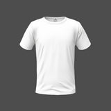 Men Regular Fit Round Neck T-Shirt - Bright White