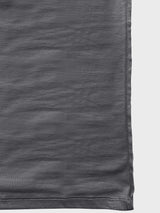 Men Round Neck Cotton T-Shirt - Dark Grey - side view