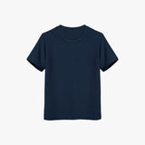 Supima Cotton plain navy blue t-shirt for boys-stylish tee