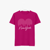 good quality crew neck t shirts PINK COLOR