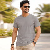 Noobrand Supima™ Modal All-Day Luxury T-Shirt . Made using an exclusive 50% Supima™ cotton and 50% modal blend