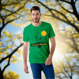 Summer Vacation -PolyCotton Men Half Sleeve Graphic T-Shirt - model