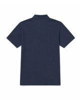 Best Suvin Gold Cotton Polo T-Shirt For Men Back View