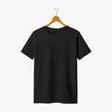 100% Supima cotton essential luxe T-shirt for women in black by noobrand
