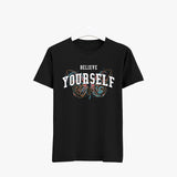 Believe_Yourself_black T-Shirts for women 
