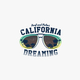California Dreaming - PolyCotton Round Neck Men Graphic T-Shirt - graphic design

