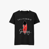 California_Surfing_ black T-Shirt women