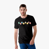 Ecstatic Graphic T-shirt with model