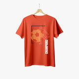 Foot ball champion printed t-shirt