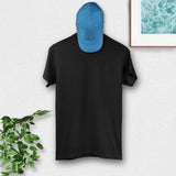 Men Regular Fit Cotton T-Shirt - Black 1
