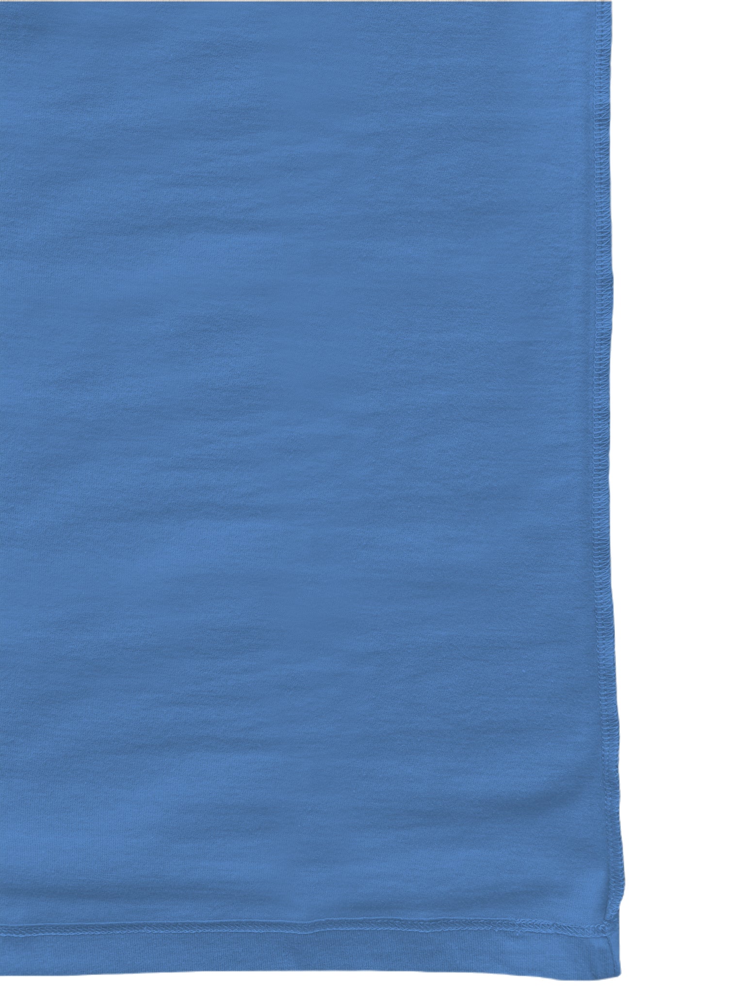 Men Regular Fit Cotton T-Shirt - Blue - side view