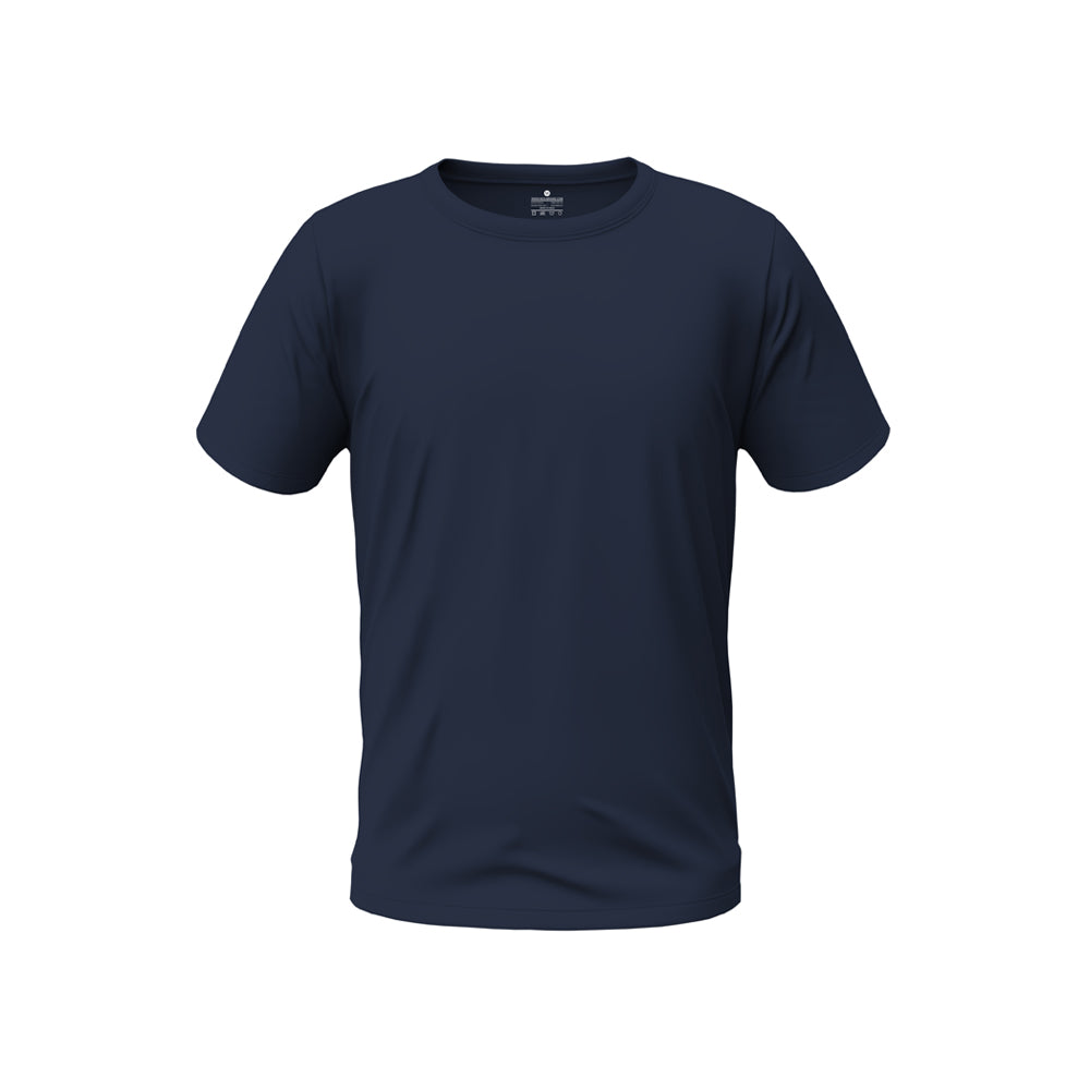 Men Regular Fit Cotton T-Shirt - Midnight Navy
