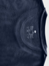 Men Regular Fit Cotton T-Shirt - Midnight Navy - NOOBRAND LABEL
