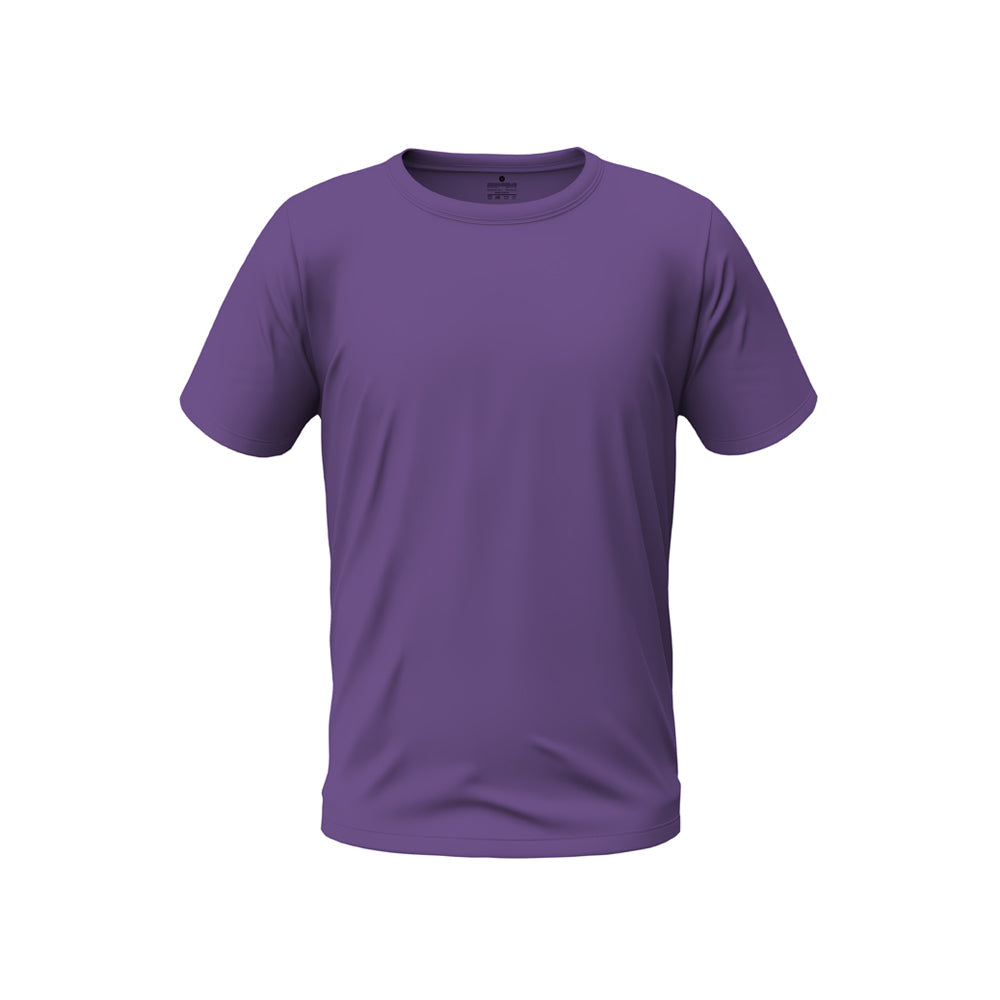 Men Regular Fit Cotton T-Shirt - Rush Purple
