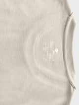 Men Regular Fit Cotton T-Shirt - Sand - NOOBRAND LABEL
