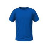 Men Regular Fit Round Neck Cotton T-Shirt - Royal Blue
