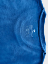 Men Regular Fit Round Neck Cotton T-Shirt - Royal Blue - NOOBRAND LABEL
