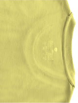Men Regular Fit Round Neck T-Shirt - Banana Cream - NOOBRAND LABEL
