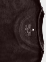 Men Regular Fit Round Neck T-Shirt - Chocolate Brown - NOOBRAND LABEL