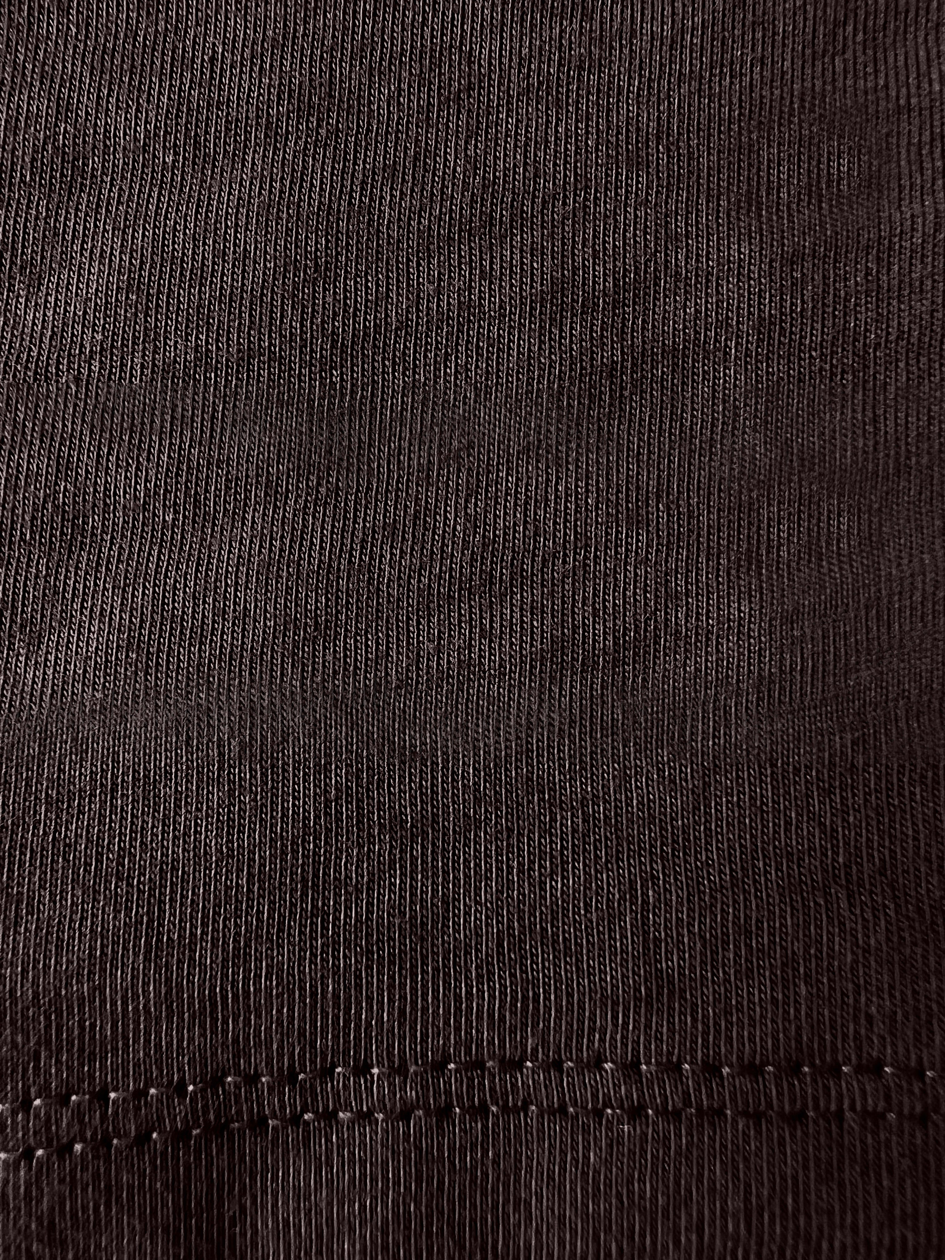 Men Regular Fit Round Neck T-Shirt - Chocolate Brown - clothing