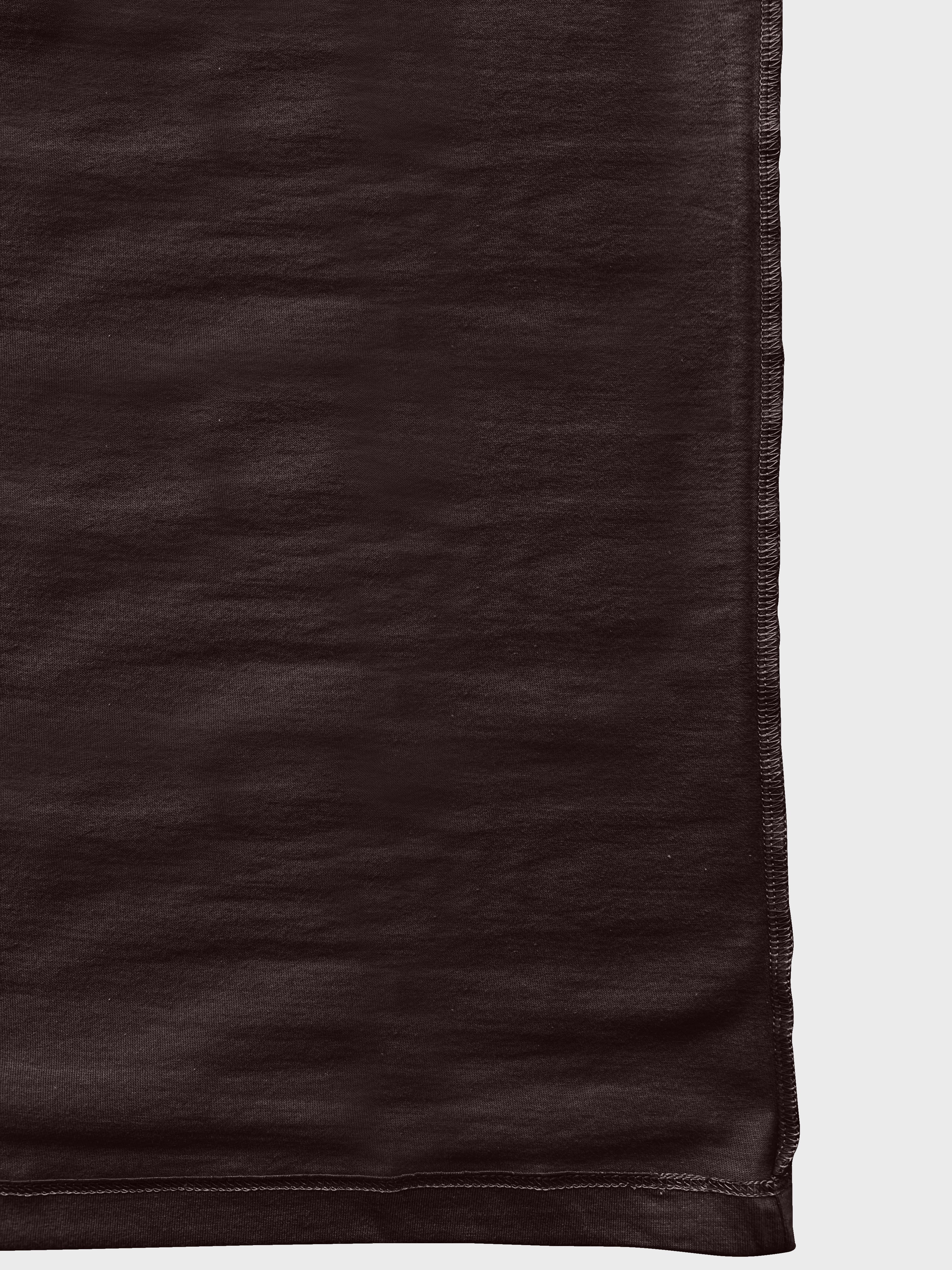 Men Regular Fit Round Neck T-Shirt - Chocolate Brown - high quality cloth