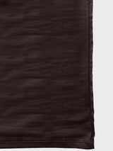 Men Regular Fit Round Neck T-Shirt - Chocolate Brown - high quality cloth