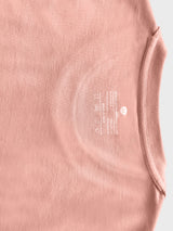 Men Regular Fit Round Neck T-Shirt - Desert Pink - NOOBRAND LABEL
