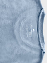 Men Regular Fit Round Neck T-Shirt - Stone Denim - NOOBRAND LABEL