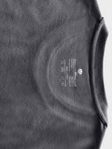 Men Round Neck Cotton T-Shirt - Dark Grey - NOOBRAND LABEL
 
