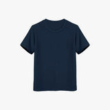 plain navy blue Supima Cotton t-shirt for girls