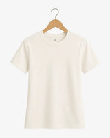 Womens Suvin gold cotton plain t-shirt