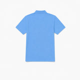 Organic cotton Polo T-Shirts for Men Marina Blue Back side