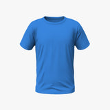 Organic Cotton Regular Fit Half Sleeve Men T-Shirt - Marina 
