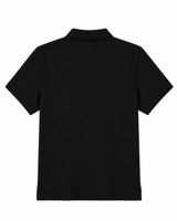 Organi cotton Polo T-Shirts for Men Black Colour Back view