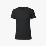 Polycotton Round Neck Plain T-shirt - Black
