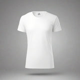 Polycotton Women Plain T-Shirt - Bright White
