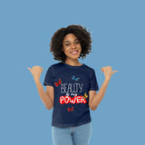 Power - Polycotton Graphic T-Shirt for Women - model 1