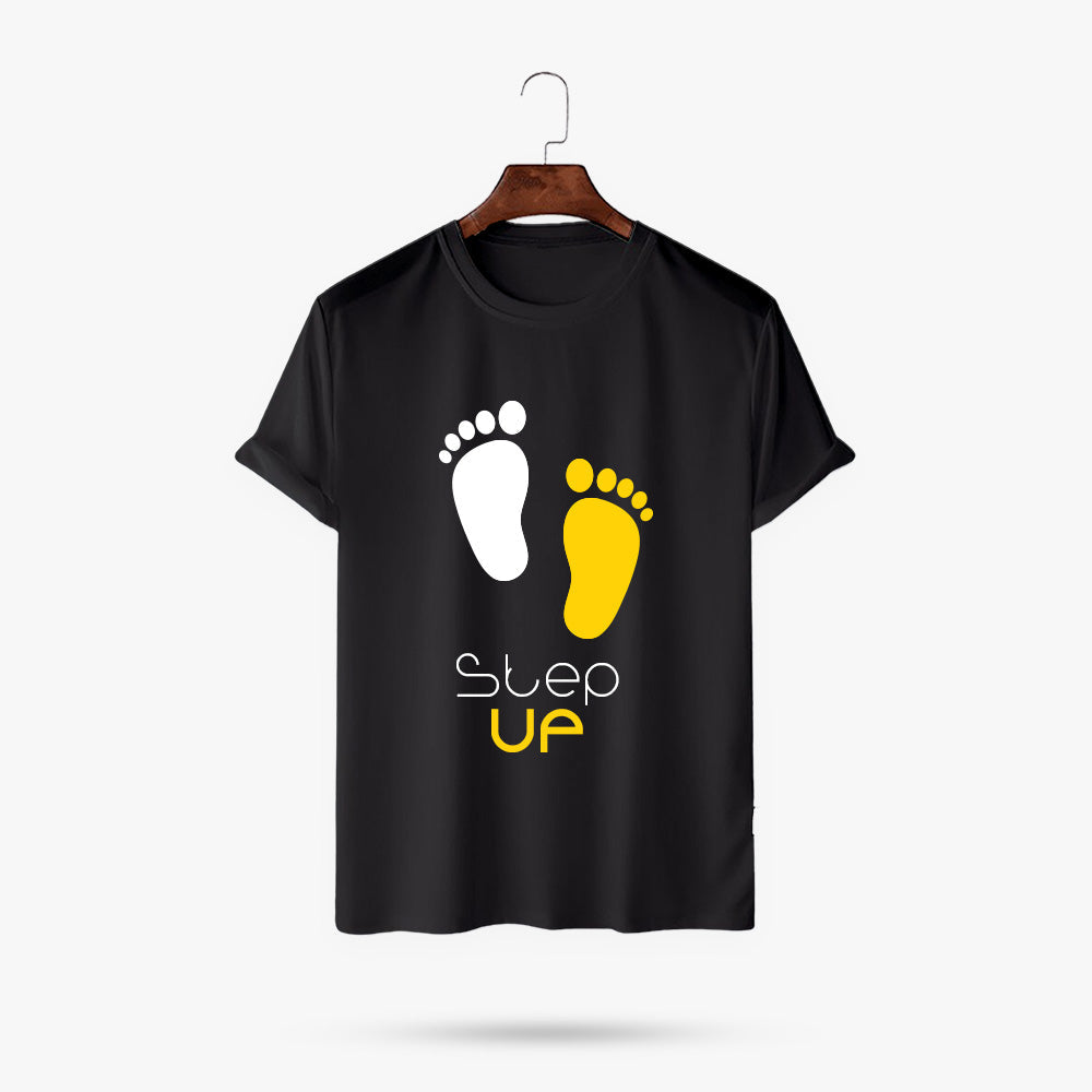Stepup - Polycotton Short Sleeve Round Neck T-Shirt
