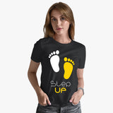 Stepup - Polycotton Short Sleeve Round Neck T-Shirt - model