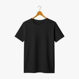 Black Supima Coton T-Shirt for men in india 
