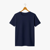 Navy Blue Supima Cotton T-Shirt for Men