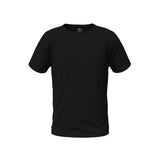 Black Supima cotton t-shirt for men, premium quality and soft fabric, perfect for daily wear.

