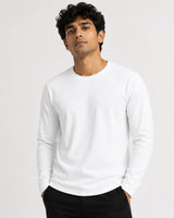 Premium Suvin Gold Cotton Bright white Full hand t shirt
