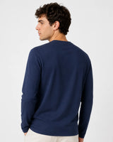 Suvin Gold Cotton Full Sleeve T-Shirt model back side