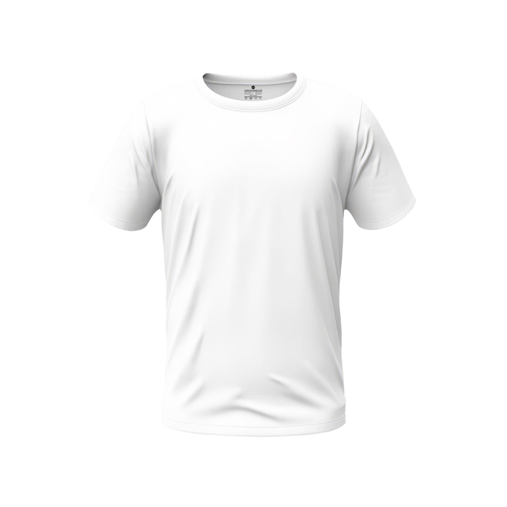 Suvin Cotton t shirt Round Neck Casual wear T-Shirt - Bright White

