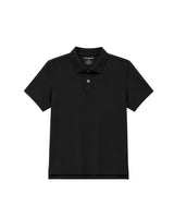 Luxury Suvin Gold Cotton Polo T-Shirt in india Black